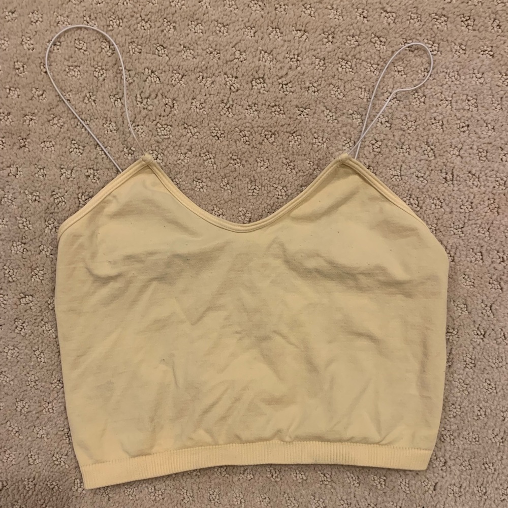 NIKIBIKI Yellow Crop Top